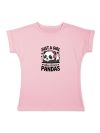 Djevojačka majica s kratkim rukavima LOVE PANDA