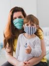 Dvoslojna pamučna maska za djecu traka