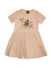 Dievčenské šaty bavlnené LITTLE PRINCE s krátkym rukávom