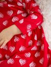 Haljina za djevojčice s dugim rukavima HEARTS