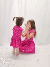 Haljina za djevojčice s kratkim  rukavima Butterrfly