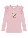 Majica dugih rukava za djevojčice CUTE DOG