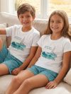 Pidžama OCEAN WAVES s kratkim rukavima
