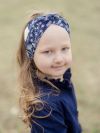 Modrá dievčenská čelenka