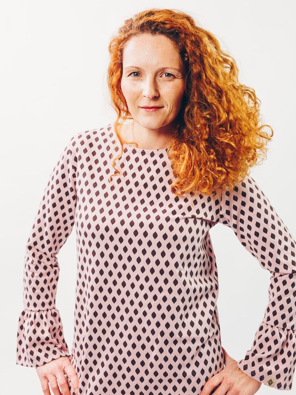 Tunika ženska zvona rukava ROSE